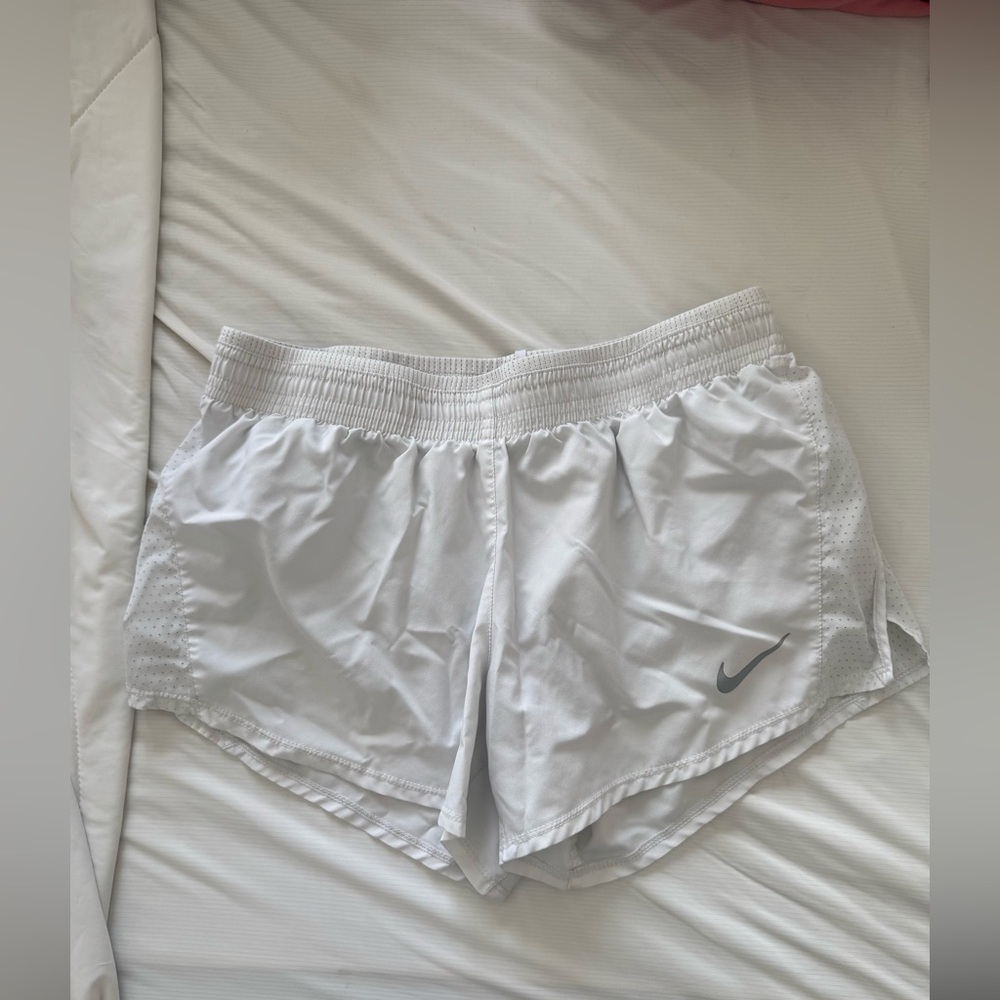 Nike Women's White Athletic Shorts